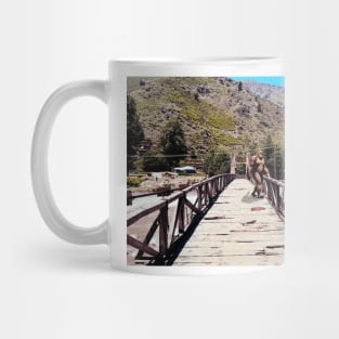 bigfoot bridge crossing Mug